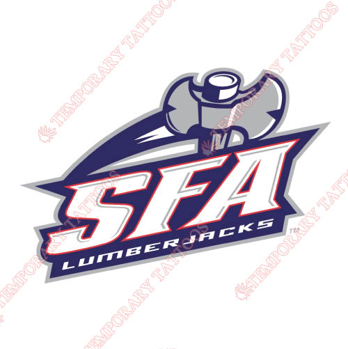 Stephen F Austin Lumberjacks Customize Temporary Tattoos Stickers NO.6390
